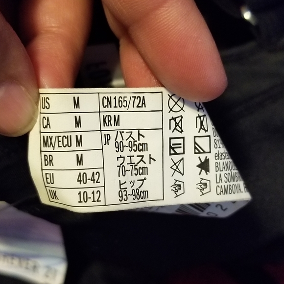 NWT Forever 21 Swin Black Size M - Picture 6 of 8